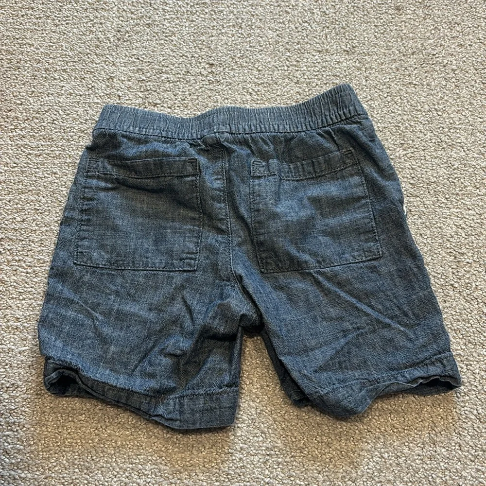 GAP Blue Denim Casual Shorts with Adjustable Drawstring